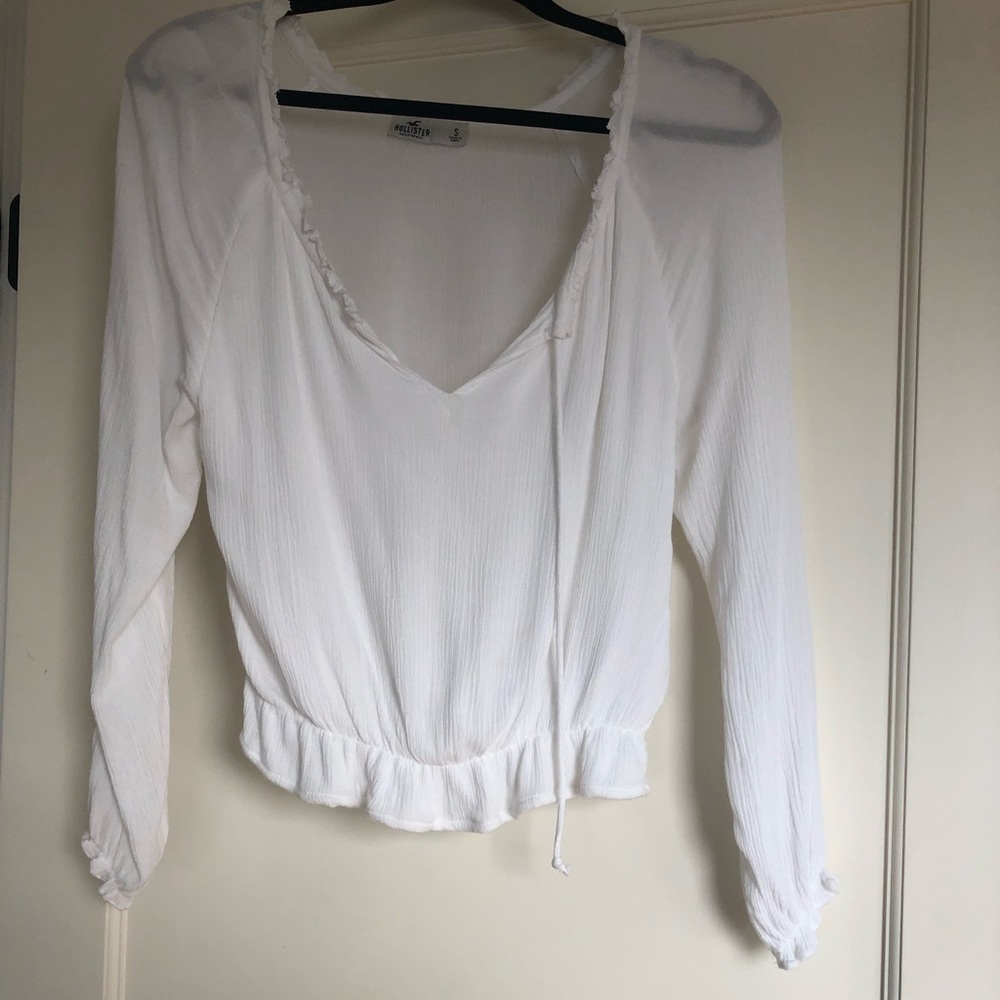 Hollister Peasant Top Sz Small - Picture 5 of 8
